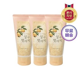 (엘지생활건강)온더바디 살구 스크럽 앤 클렌징 폼 120g x3개 (LG Household & Health Care) On the Body Apricot Scrub & Cleansing Foam 120g x3