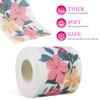 Floral Toilet Paper Novelty Bathroom Tissue Flower Pattern Toilet Tissues,