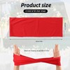 50 Pcs Red Spandex Chair Sashes,Bows Elastic Chair Bands Without