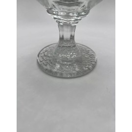 LIBBEY No. 3228 Chivalry 12 oz. Clear Beer Glass H- 7", T- 2 1/2" Hammered Look