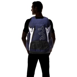 TYR Alliance Backpack, White/Navy, 45 Liter