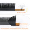 B&Q 1 Tray Self-Fanning Eyelashes, D-0.05-11, Easy Fan Lashes for