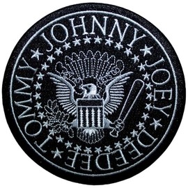 Ramones Presidential Seal Black Woven Patch One Size