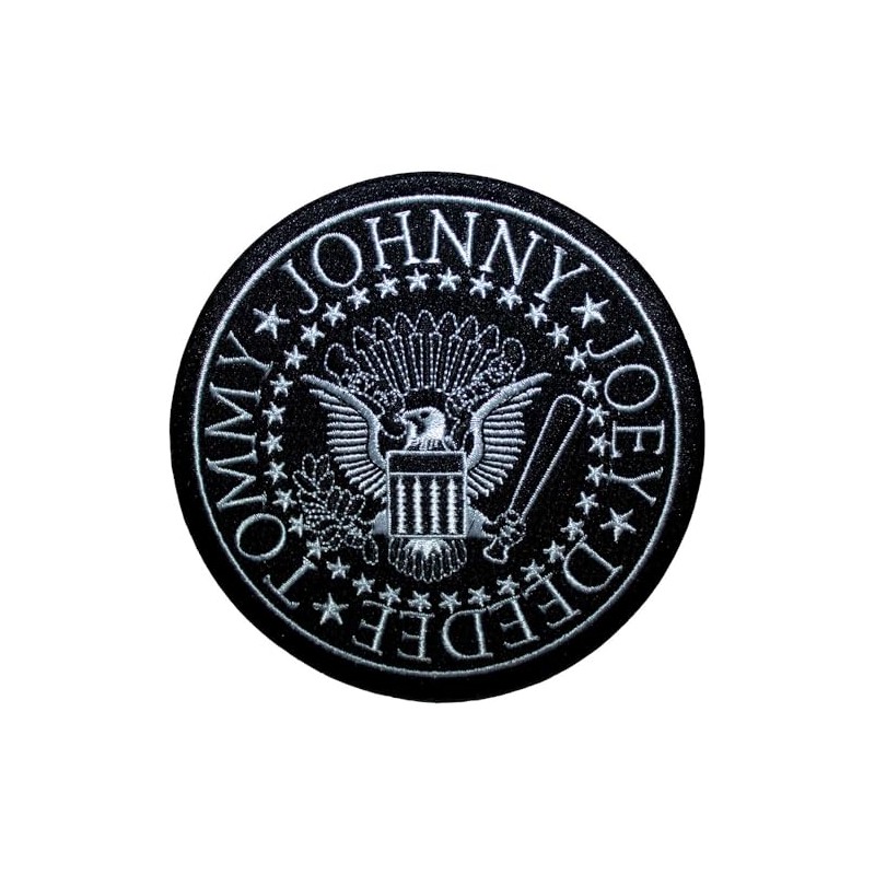 Ramones Presidential Seal Black Woven Patch One Size