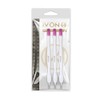 IVON 3 Pack Nail Cuticle Trimmer Pusher Remover, Double End