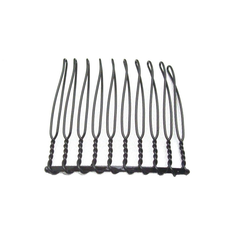 [Made in Japan] Comb 10 Pairs Set of 10 * Black