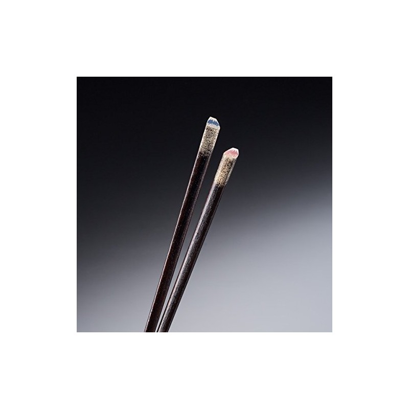 chionoecetes Lacquerware Chopstick Rest with Couple Chopsticks Fuji Mountain View