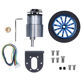 Encoder Motor Set Kit 6mm Shaft with Mounting Bracket for Smart Car Robot DIY DC6V JGB37‑52012RPM