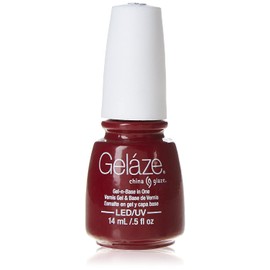 China Glaze Gelaze 100% Gel-n-Base Polish, Seduce Me, 0.5 Ounce