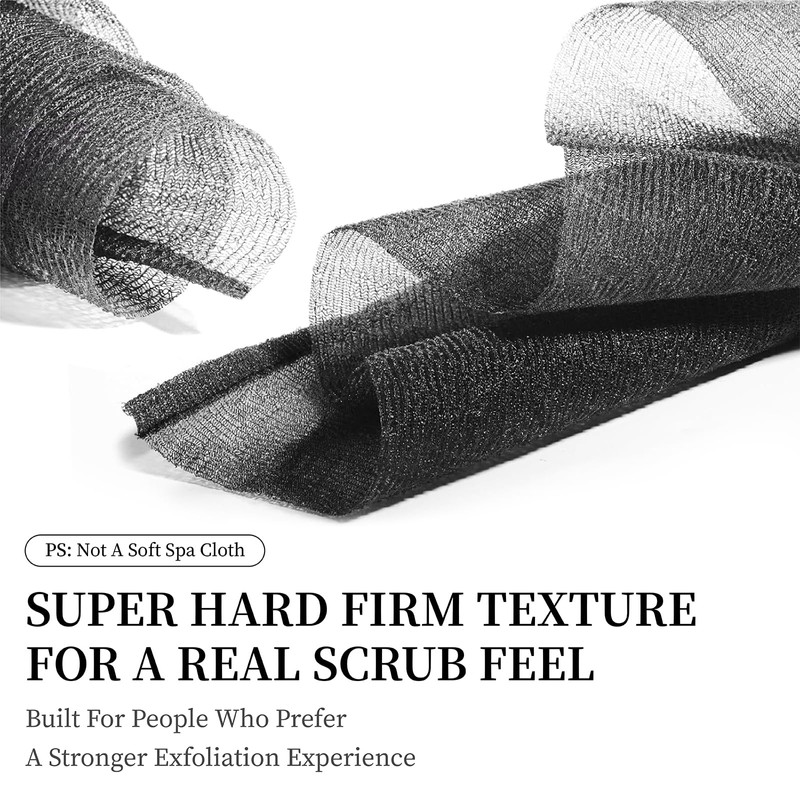 Extra Rough Exfoliating Washcloth 35" x 12" – Ultra Long