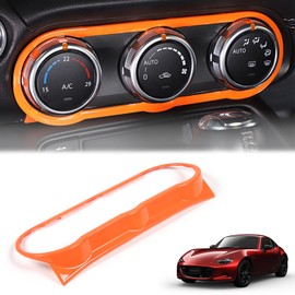 Hcilloend New Mazda Roadster RF ND Series 2016 - 2024 Applicable Air Conditioner Switch Frame, Air Conditioner Control Panel, Air Conditioner Knob Box, Air Conditioner Control Cover, ABS, Easy