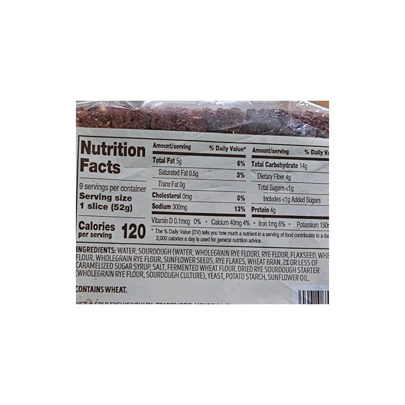 European Grains & Seeds Bread 16oz Pack of 2