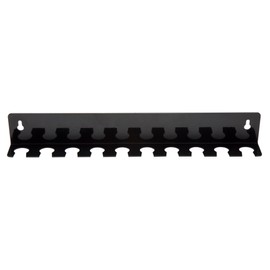 Steelman 10-Slot Metal Wall Rack, Hanging Tool Storage for Torque Sticks and Socket Extensions