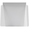 8" x 8" White Galvanized Steel Vent Cover - Duct