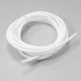 AMX3d PTFE Teflon Bowden Tube for 1.75 Filament (2.0mm ID/4.0mm OD) – White Connector Tubing for 3D Printer - 1.5 Meters