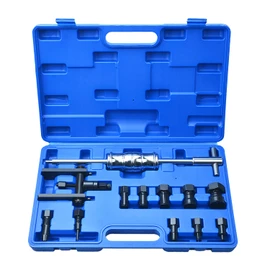 LainKeen 12pcs Motorcycle Blind Inner Bearing Puller Tool Kit, Motorcycle Slide Hammer Pilot Insert Inner Internal Bearing Removal Tool Set 8-25MM