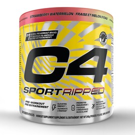 Cellucor C4 Ripped Sport Pre Workout Powder Strawberry Watermelon, Informed-Choice Certified, Preworkout Energy Supplement for Men & Women, 225 g (Pack of 1)