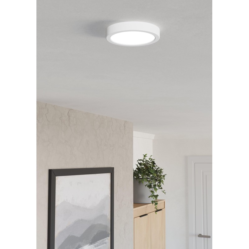 Eglo LED Ceiling Light Fitting Fueva 6, Round Ceiling lamp,