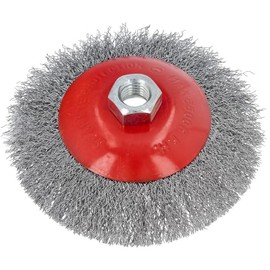 Gepco 3-Piece Wire Brush M14 Tapered Twisted Angle Grinder 115 mm