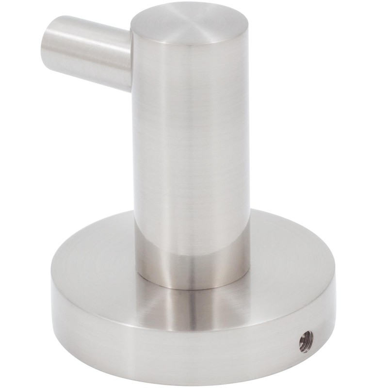 Zurich Robe Hook, Satin Nickel by Stone Harbor Hardware