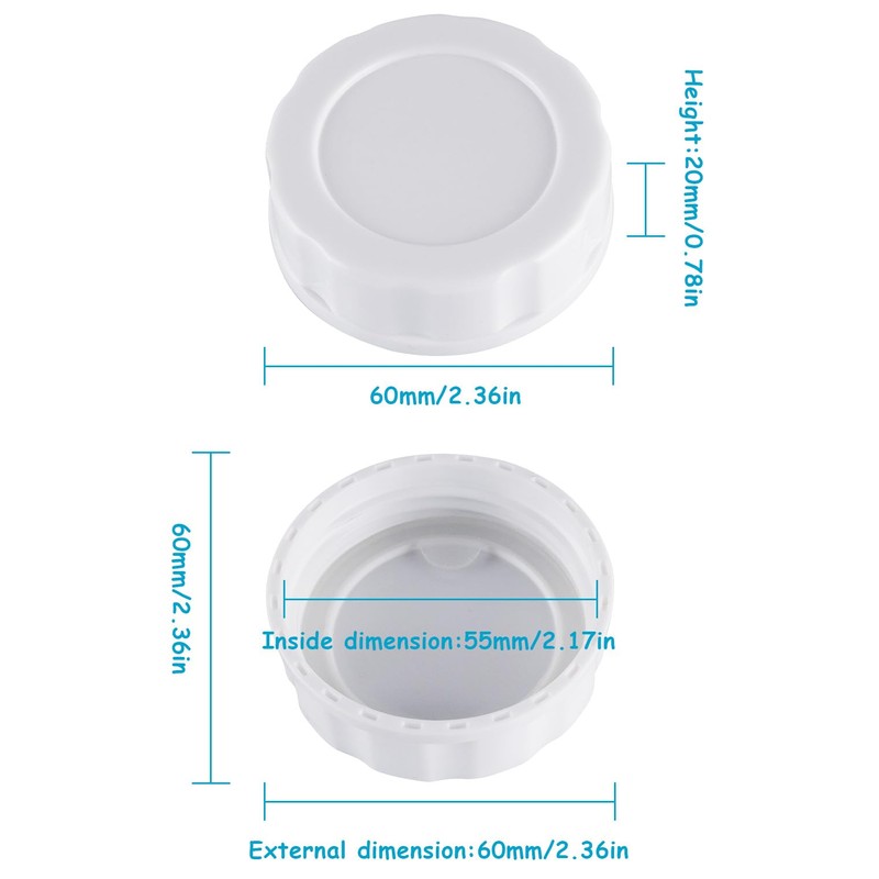 Baby Bottle Caps Compatible with Lansinoh Bottles, Travel and Storage