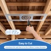 6 Pack New Construction Mounting Plate with Symmetric Round Hole
