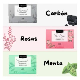 Papel Absorbente Facial Carbón Portátil 1 pza Elimina Brillo y Grasa