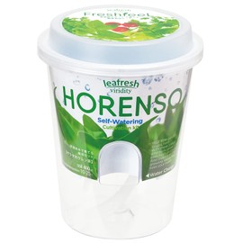 Seishin Pottery GD-81902 Household Garden, Easy Cultivation Kit, Salad Spinach, Indoor, Herbs, Vegetables, Cultivation Set, Approx. 4.3 inches (11 cm), Fresh Feel, Mother's Day, Gift, Birthday