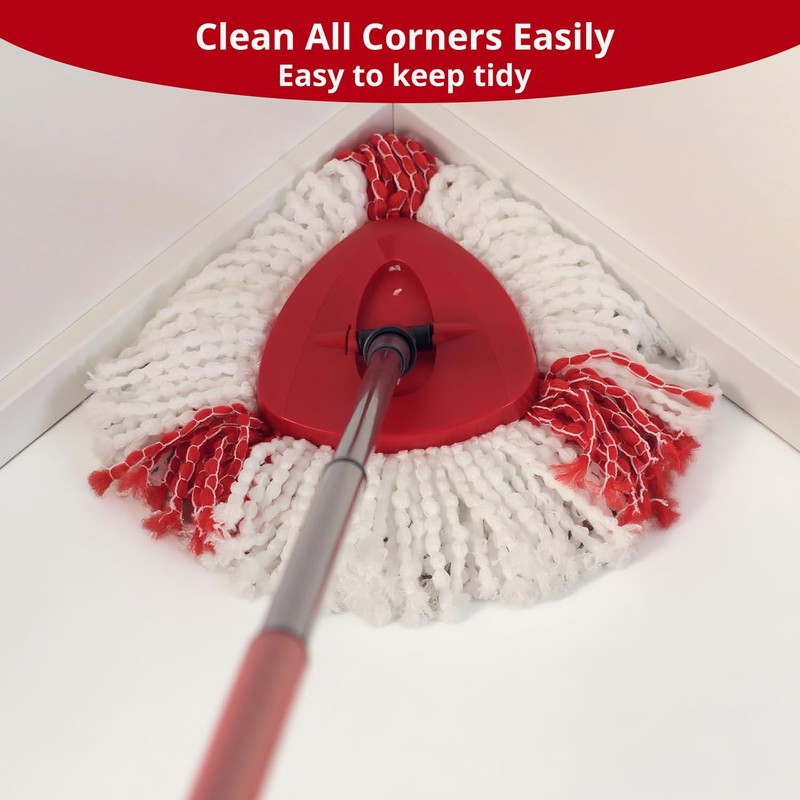 Mop Head Replacements Compatible with Vileda, 2 Pack Spin Mop