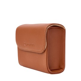 Tuba/Tenor Saxophone Mouthpiece Pouch - Leatherette, 2-Piece, Cocoa