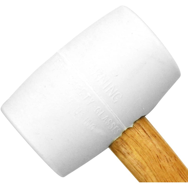 SK11 White Rubber Hammer, 1/2 LBS