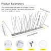 KOKMEYA Bird Spikes 9.84FT, 304 Stainless Steel Bird Deterrents Spikes