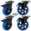 YOOGAA 5” Casters Wheels Casters Set of 4 2000 lbs