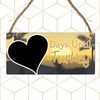 Days Until Turkey Holiday Countdown Plaque - MDF Wooden Hanging