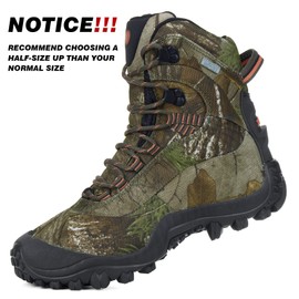 XPETI Men’s Thermator Mid-Rise Waterproof Hiking Boot Insulated Non-Slip camouflage 10.5