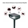 Solar Infrared Burst Ultrasonic Sound Animal Repeller Drive Cat Dog
