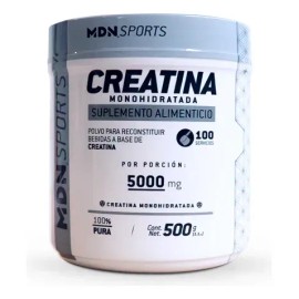 Creatina Monohidratada En Polvo Alta Pureza 500g Mdn Sports                                                                                           