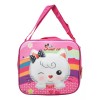Lluvia Mochila Lonchera Lapicera Gatito Sweet Cat 3d Rosa Primaria