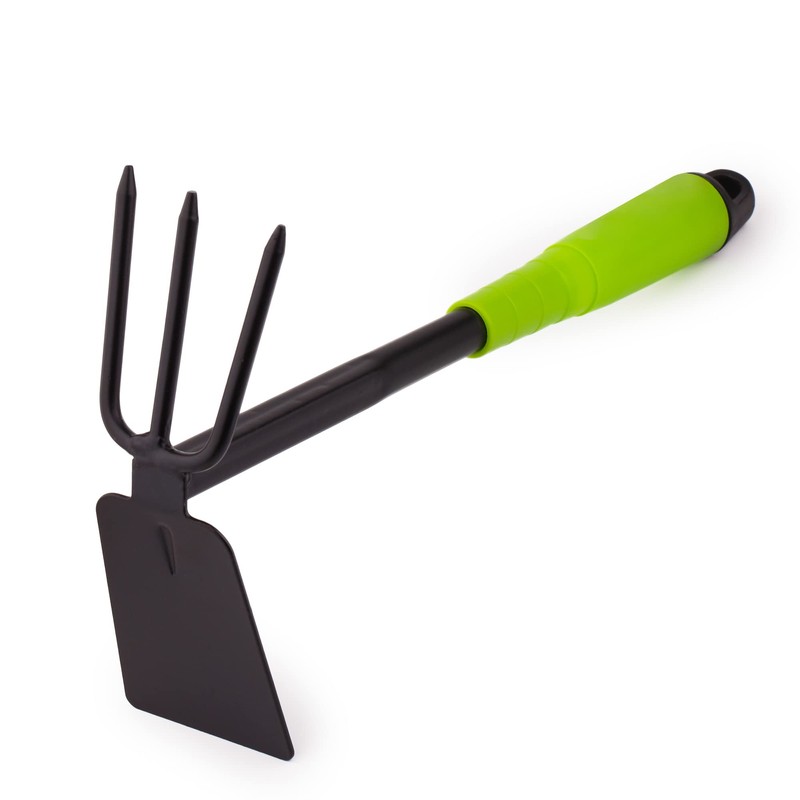 MIVOS Steel Double Hoe for Garden - Combination Hoe with