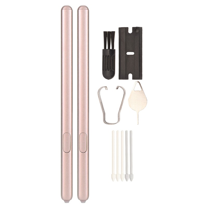 2PCS Tablet Stylus Pen with 5 Replacement Tips Magnetic Fast