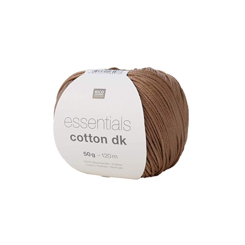Rico Essentials Cotton DK 104 Chestnut 50g