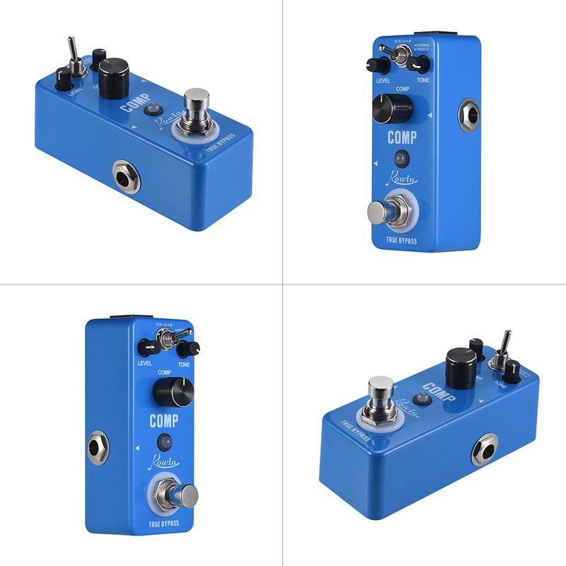 Rowin COMP Compressor Compress Guitar Effect Pedal Aluminum Alloy Shell