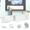Daisypower Dryer Vent Window Kit, Adjustable Window Vent Kit with