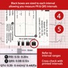 Transparent ECG ruler/card, Ecg 7 Step Ruler, Portable Ecg Ruler