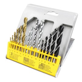 SagaSave 16 PCS Drill Screwdriver Bit Set Multifunctional Tools for Wood Plastics Masonry Metal Concrete Brick Corded Cordless Electric Drill Driver