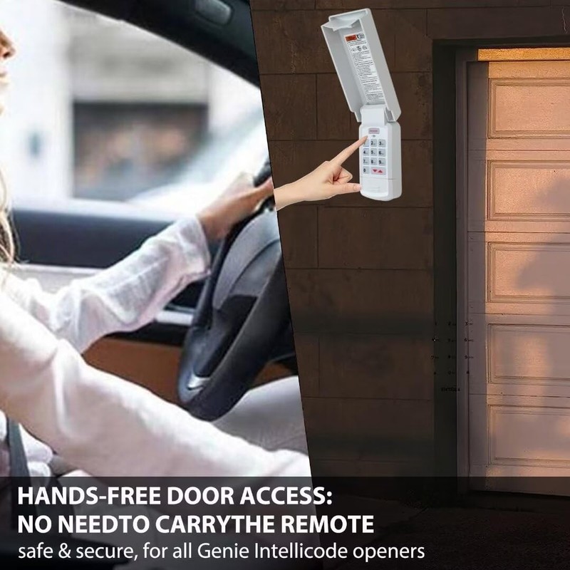 BGEHHCY New Version Wireless Keyless Entry Keypad 37224R for Genie