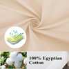 Pillow Protector Standard Size 100% Egyptian Cotton Pillow Covers, 400