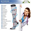 Compression Socks (8 Pairs), 15-20 mmHg is Best Athletic for