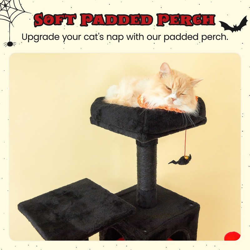 MWPO 63.8 inches Multi-Level Cat Tree for Large Cats with