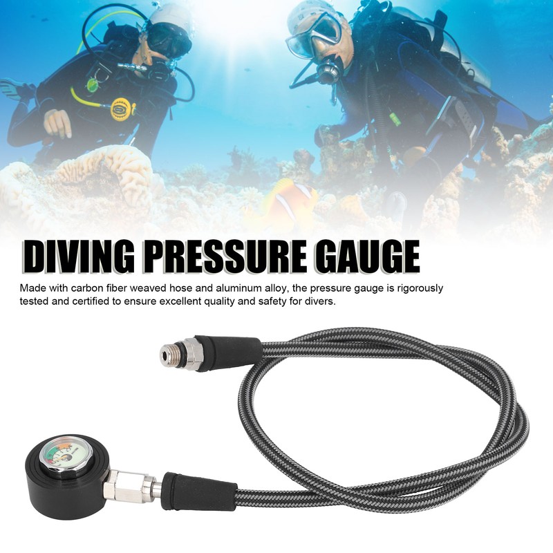 Scuba Diving Pressure Gauge Luminous Submersible Pressure Gauge with High